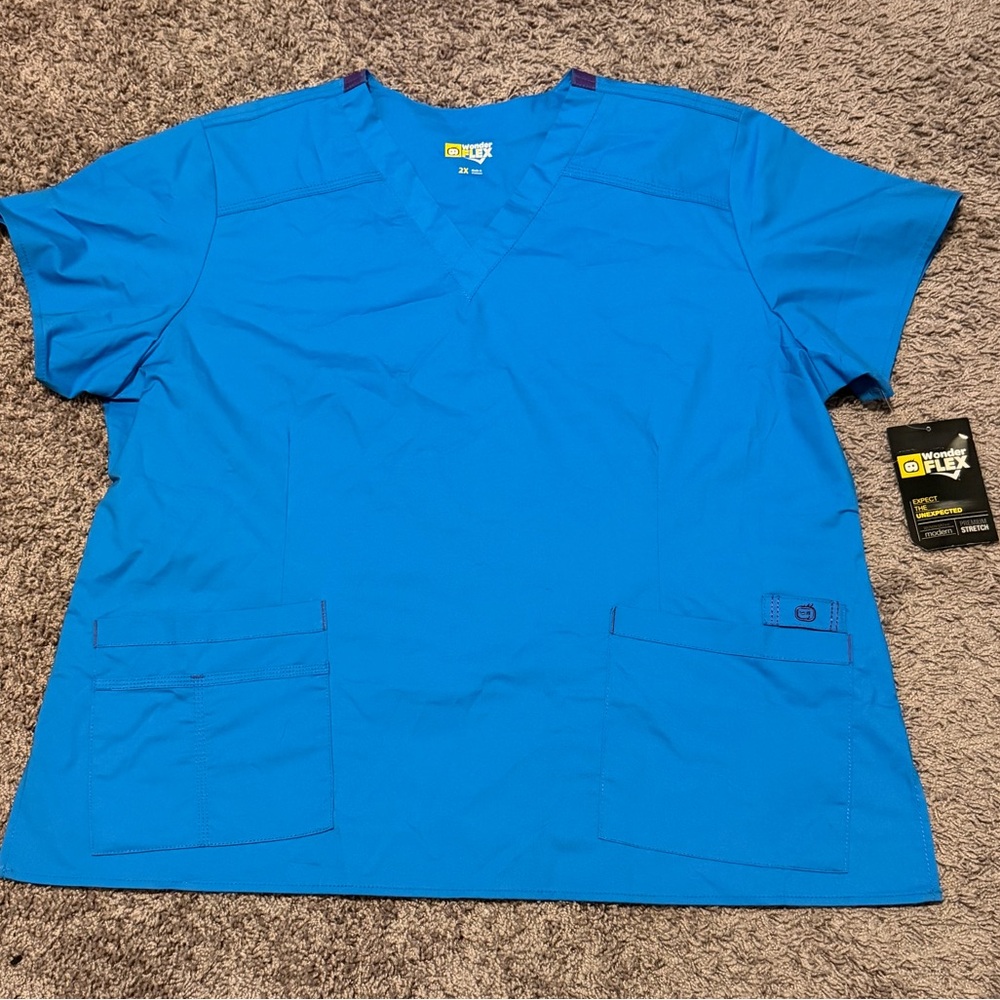 WonderFlex Verity V-Neck Scrub Top
